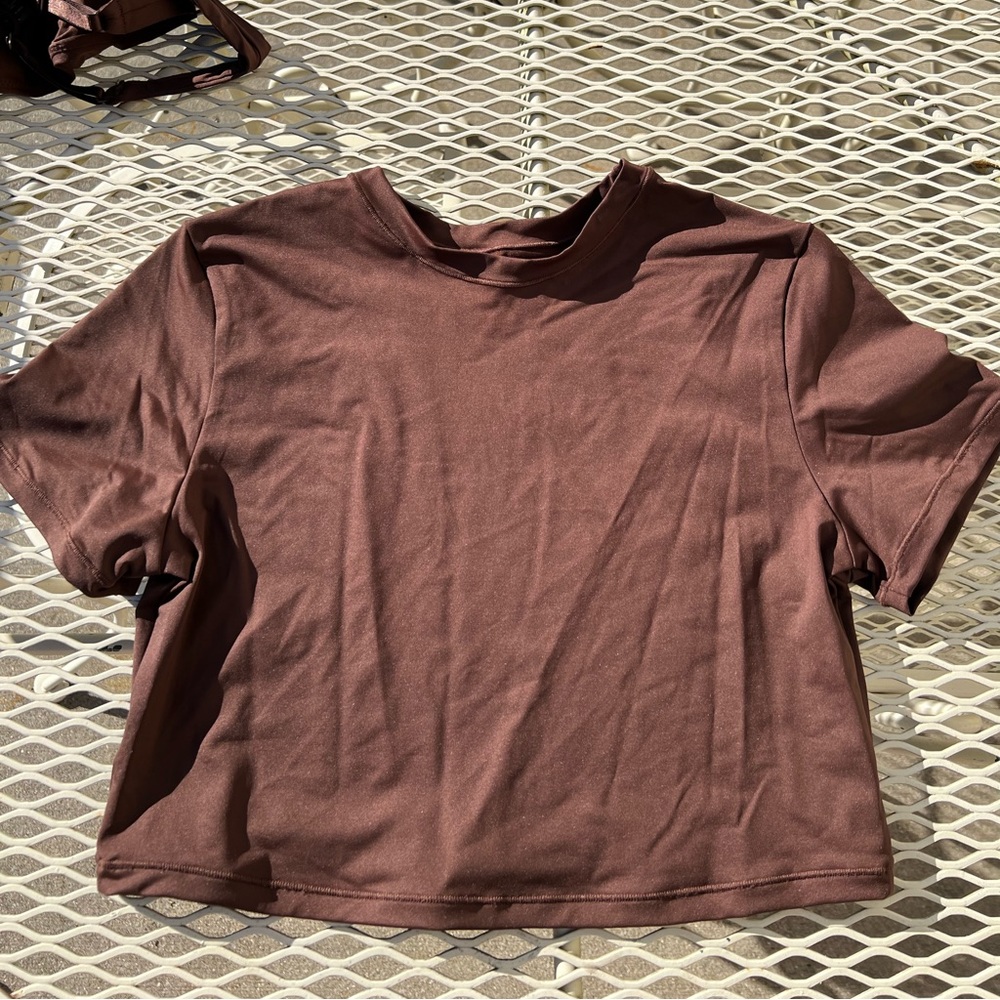 Large Cocoa SKIMS Swim T-Shirt